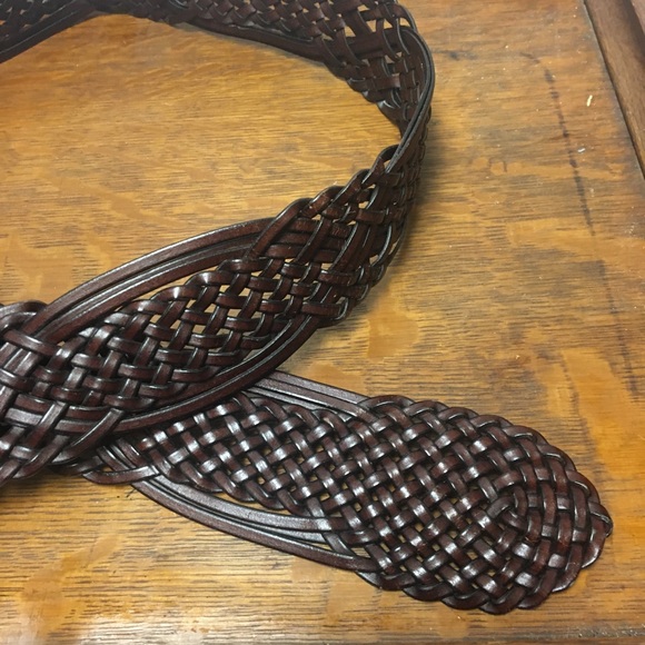 Brown Leather Boho Chic Belt - Picture 3 of 5